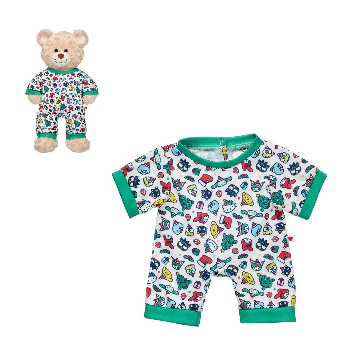 BUILD A BEAR - Pijama navideño Build a Bear colección Sanrio