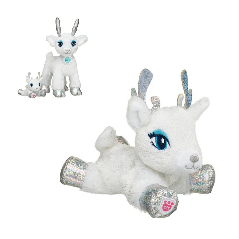 BUILD A BEAR - MINI PELUCHE BEANS GLISTEN MERRY MISSION BUILD-A-BEAR