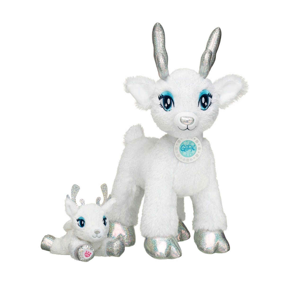BUILD A BEAR - Mini peluche Build a Bear Glisten Merry Mission navideño