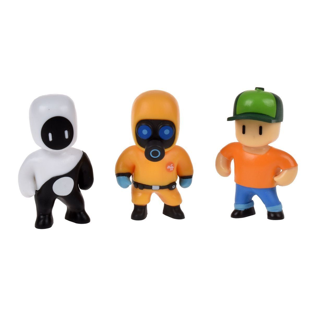 ANSALDO - Figuras coleccionables Stumble Guys pack 3 Hazmat NBC