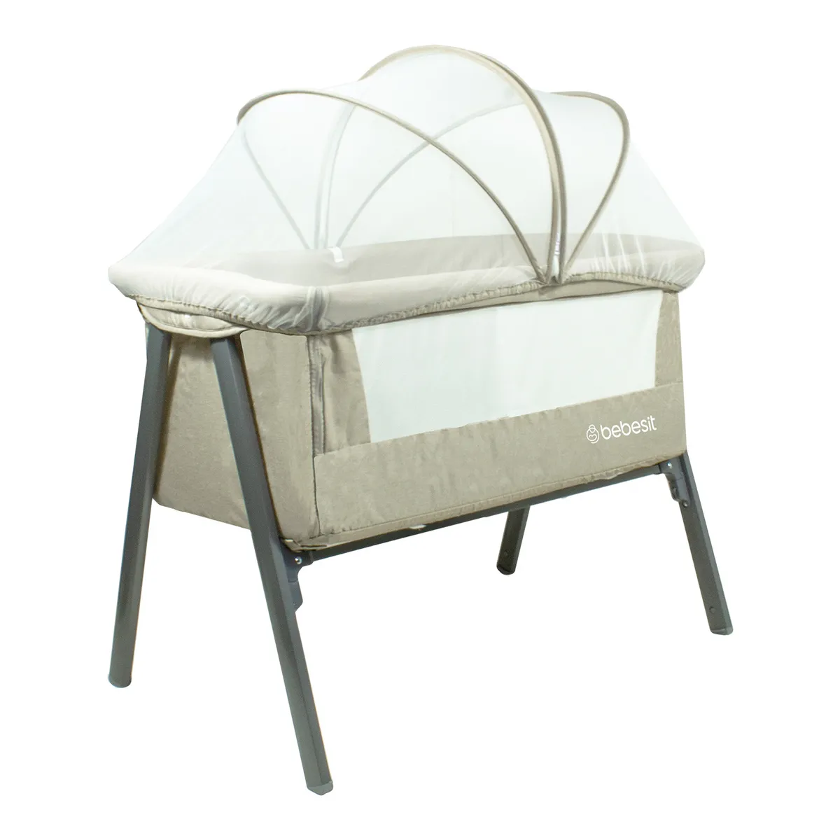 BEBESIT - Cuna Colecho Easy LX con Mosquitero Beige
