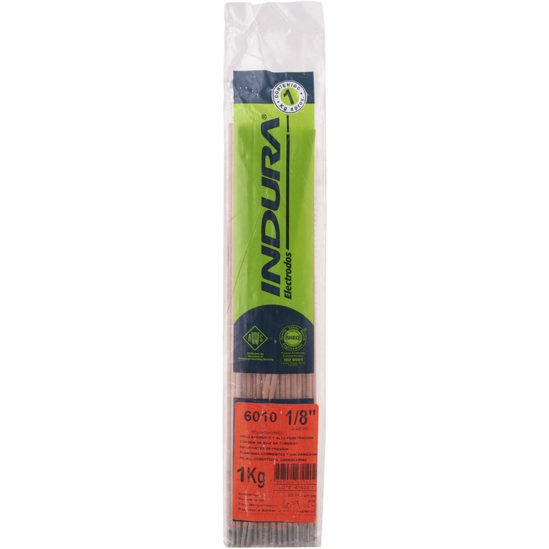 INDURA - Soldadura Eléctrica 6010 1/8" (1 Kilo)