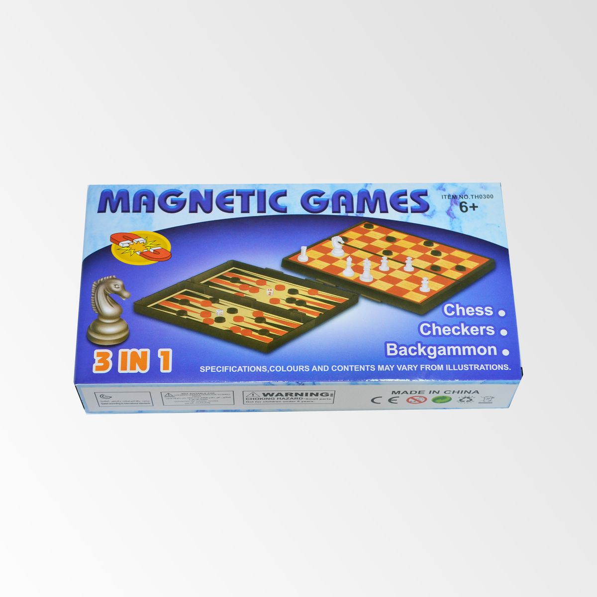 FOUR - Tablero Ajedrez Magnetico 3 en 1