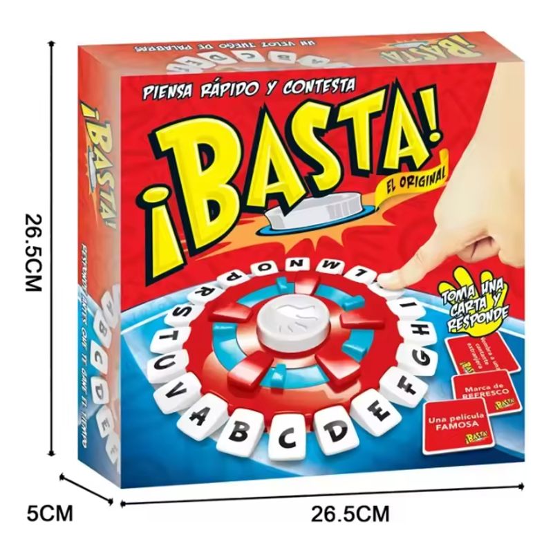 GENERICO - Basta - Piensa Rapido Y Contesta - Juego De Mesa - Español