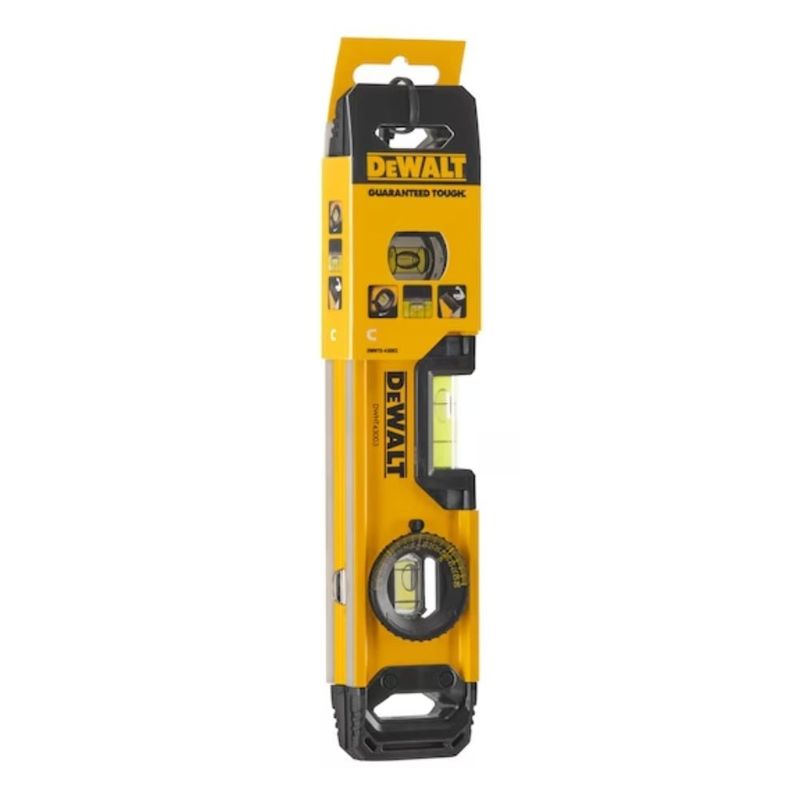DEWALT - Nivel de Torpedo Magnético 25cm Dewalt Dwht43003