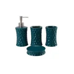 GENERICO - Juego de Accesorios de Cerámica Para Baño 4 Piezas - Ankara