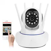 GENERICO - Cámara Ip Seguridad Wifi Hd Robotizada 5 Antenas