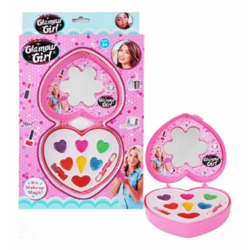 OEM - Juego Maquillaje Glamour Girl Corazon Grande 35cm X 22cm
