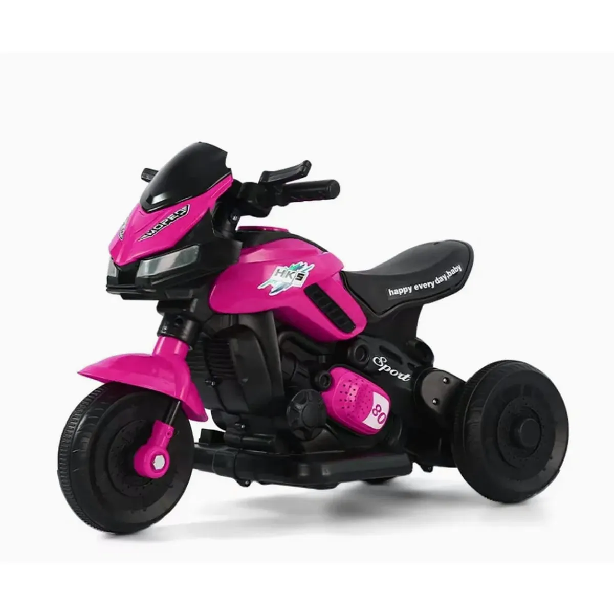 U BUY - Moto cochecito moto de juguete para niños Rosa roja