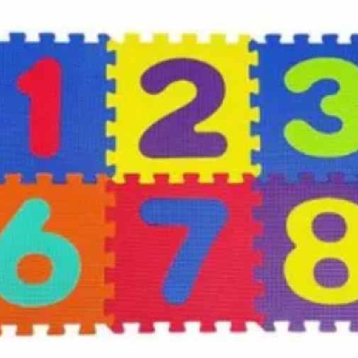 OEM - Alfombra Goma Eva Numeros 10 Piezas