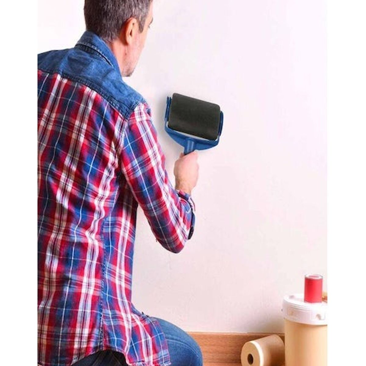 GENERICO - Rodillos Recargable Decoración Pared Profesional Casa