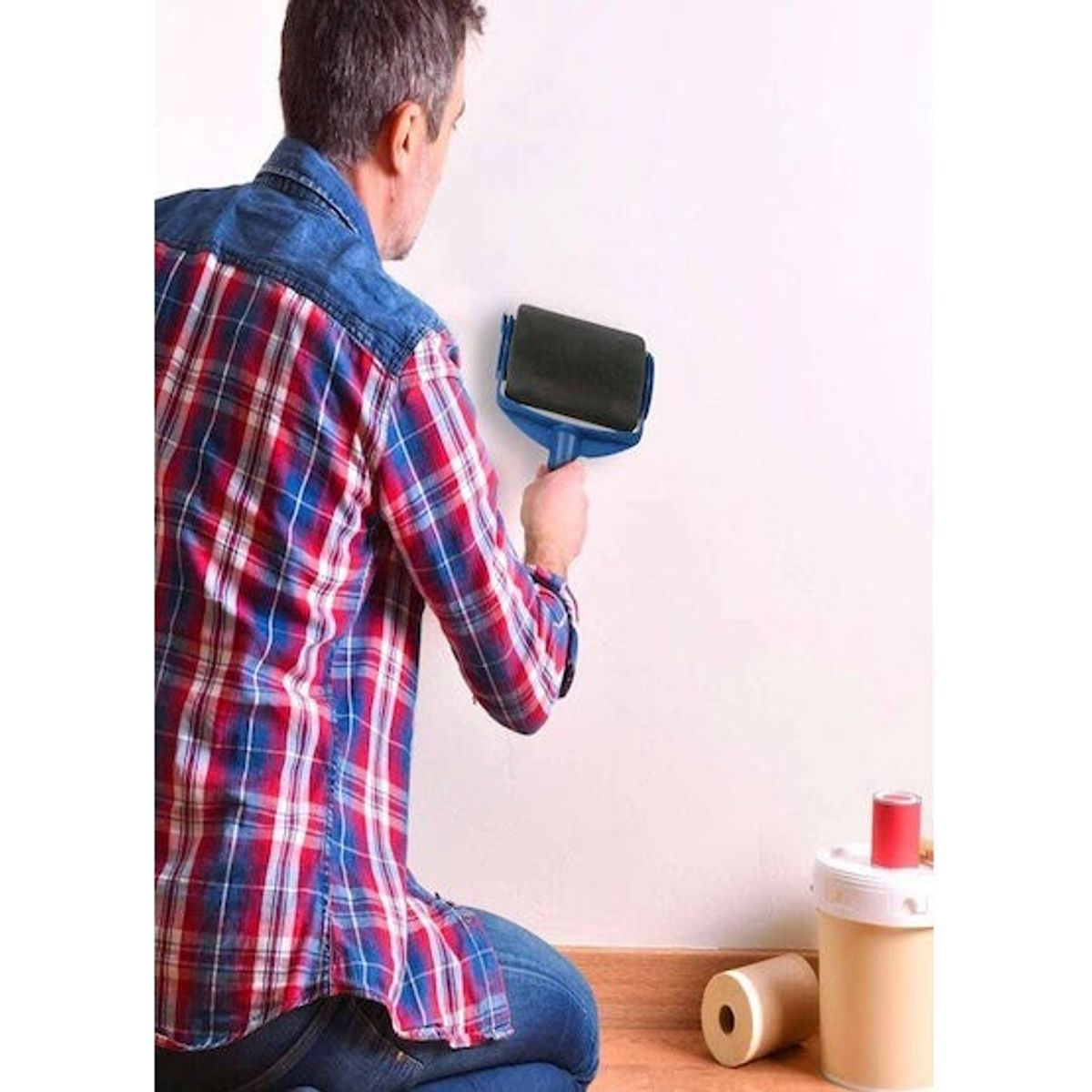 GENERICO - Rodillos Recargable Decoración Pared Profesional Casa