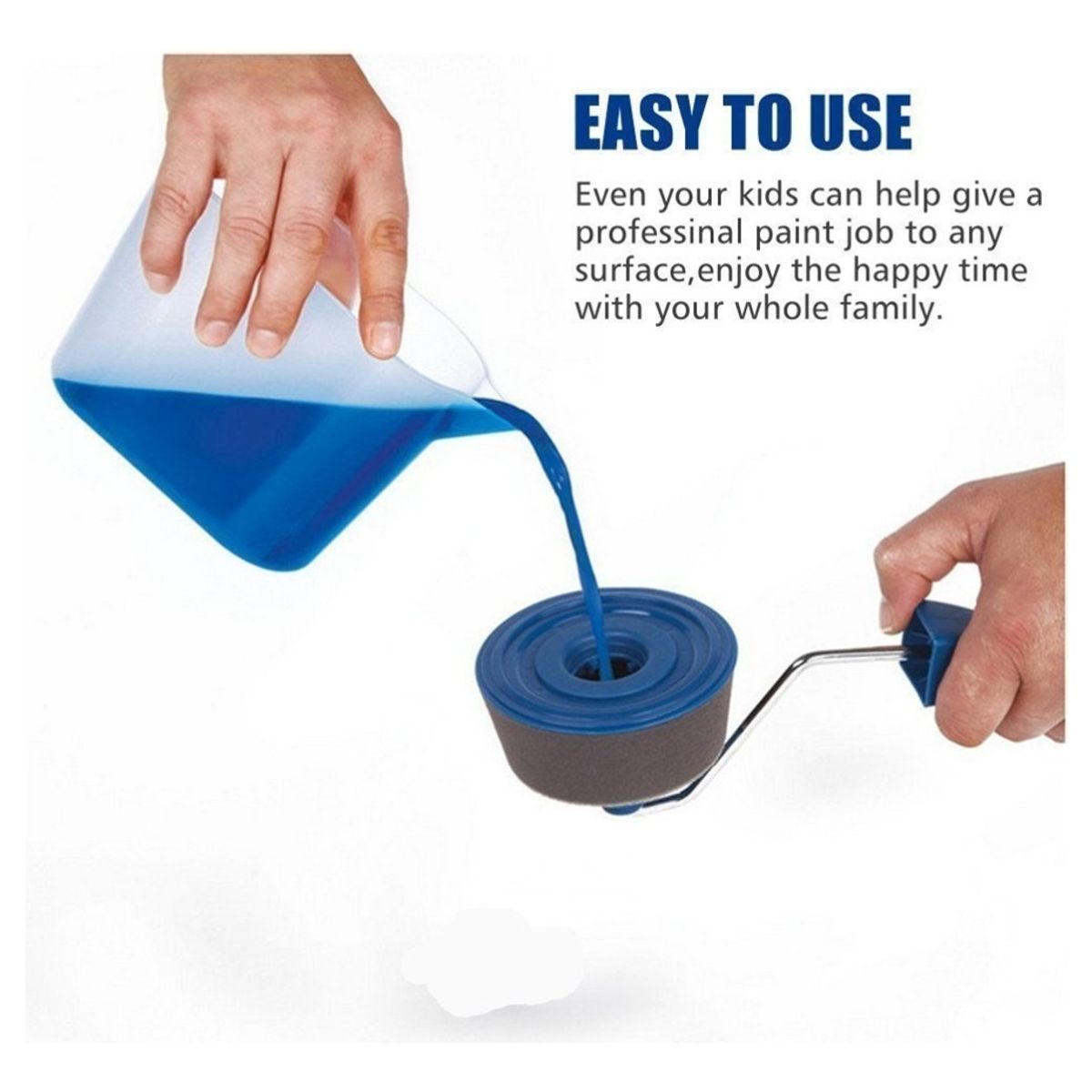 GENERICO - Rodillos Recargable Decoración Pared Profesional Casa