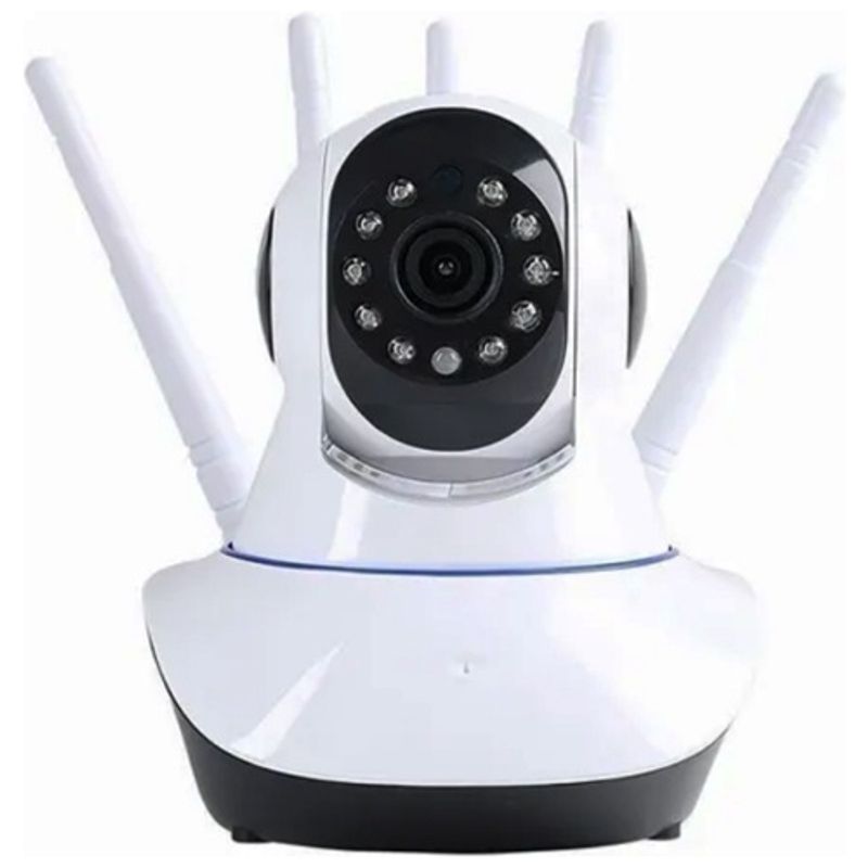 GENERICO - Camara De Seguridad Vigilancia Ip Wifi 5 Antenas Robótica