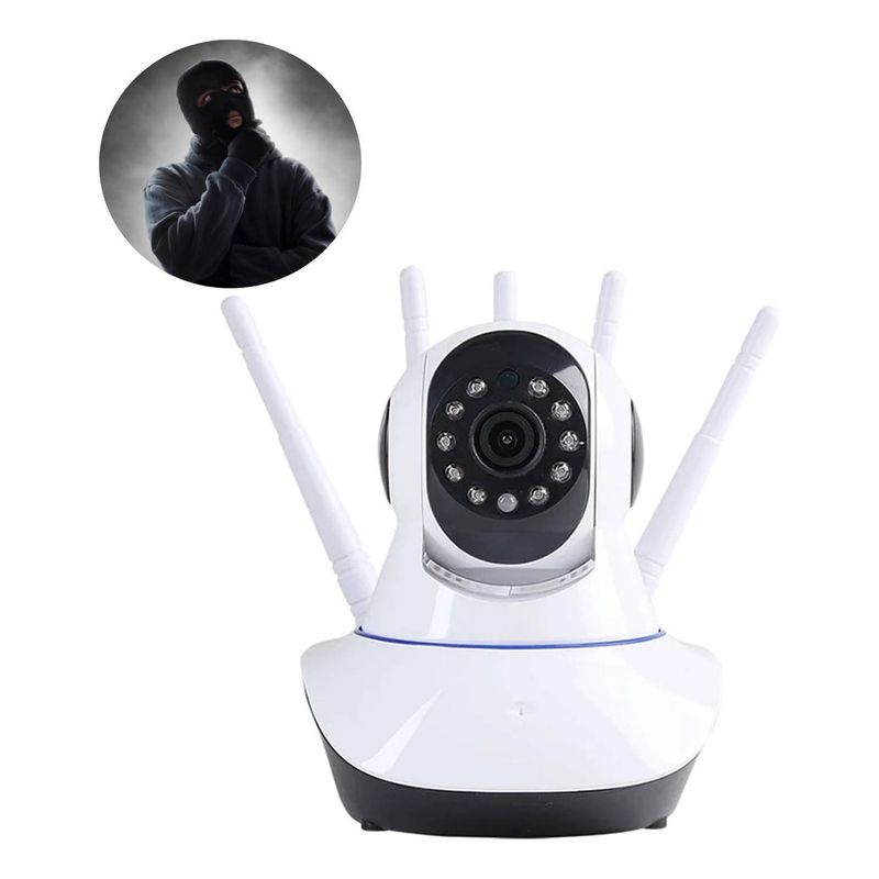 GENERICO - Cámara Wifi 360 5 Antenas Hd