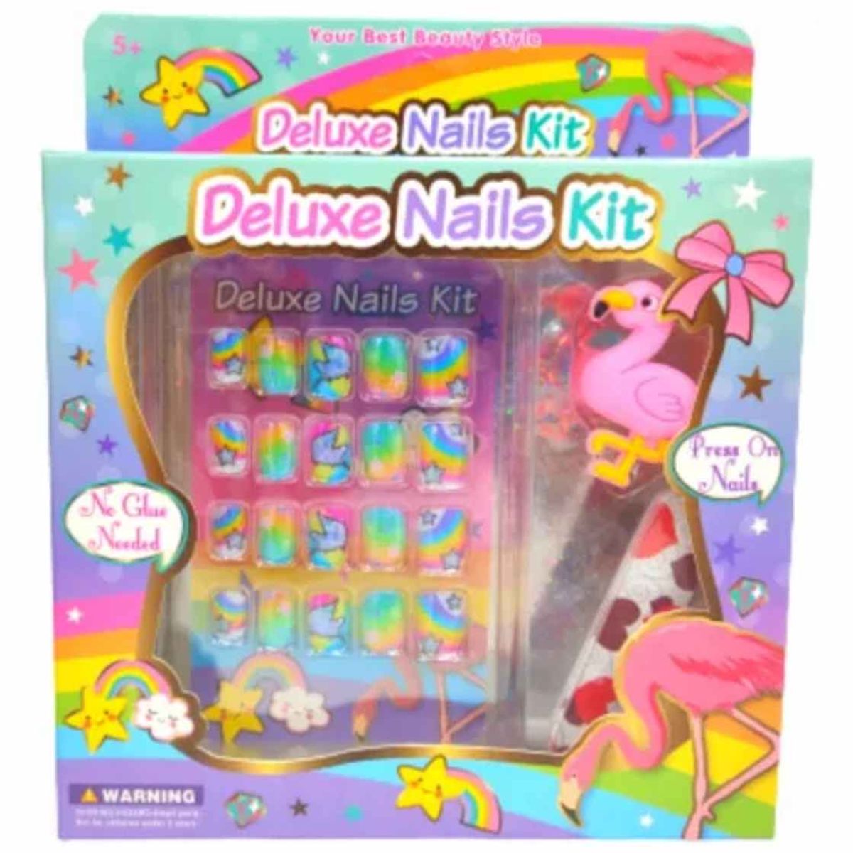 OEM - Juguete Manicure Deluxe Nails Kit Chico 18cm X 15cm