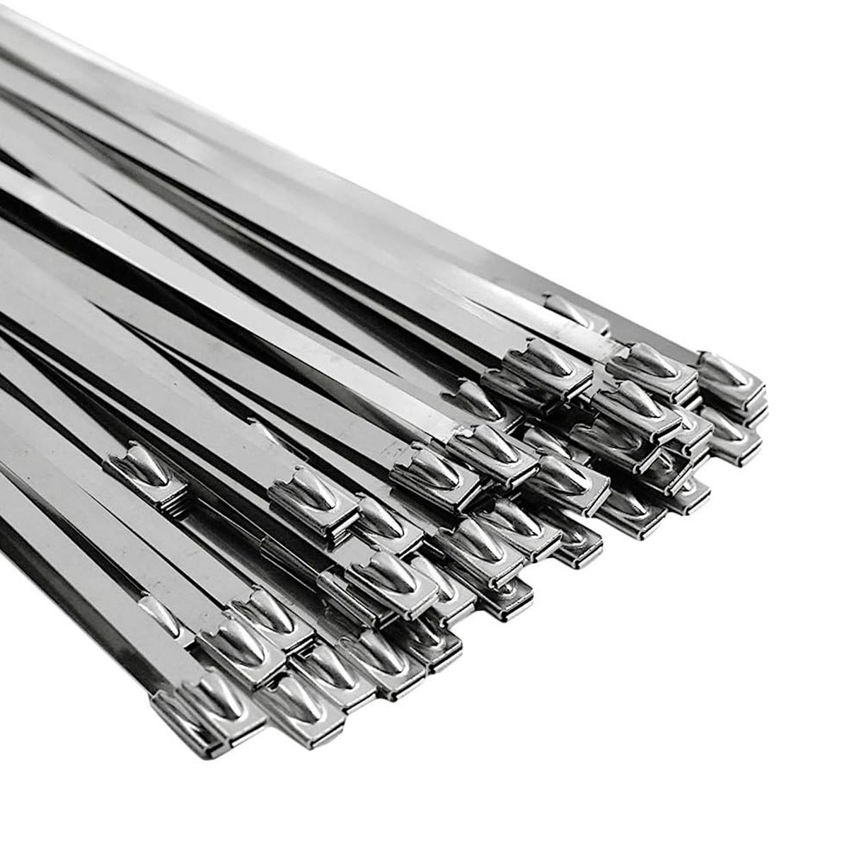 GENERICO - Amarra Acero Inoxidable 350x7.9mm 100 Unidades