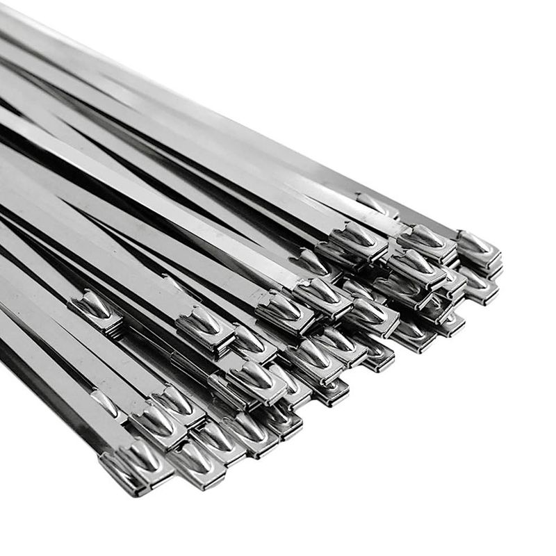 GENERICO - Amarra Acero Inoxidable 300x4.6mm 100 Unidades