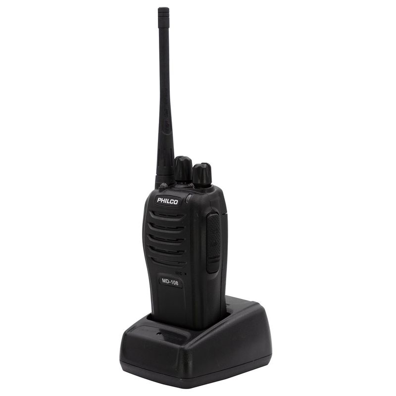 PHILCO - KIT INTERCOMUNICADOR PORTATIL CON CARGADOR Y MANOS LIBRES OPEN BOX