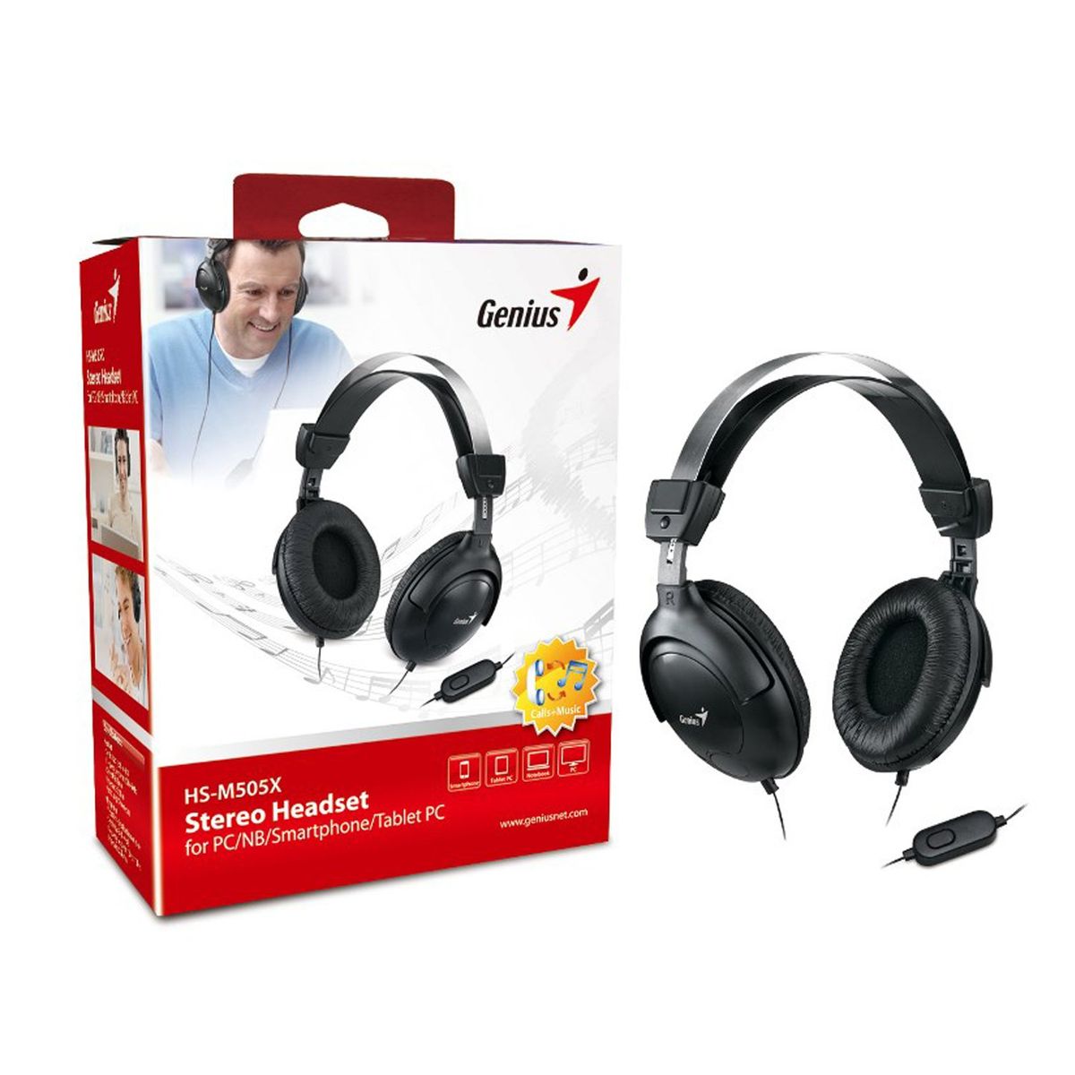 GENIUS - AUDÍFONO MULTIMEDIA HS-M505X GENIUS
