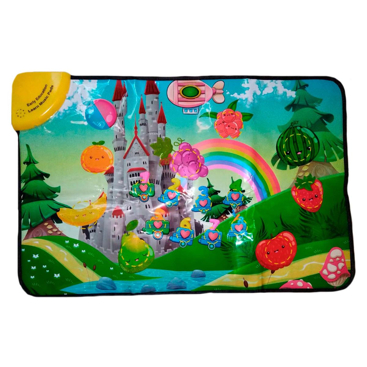 OEM - Alfombra Gimnasio Musical Para Bebé Diseño Frutas