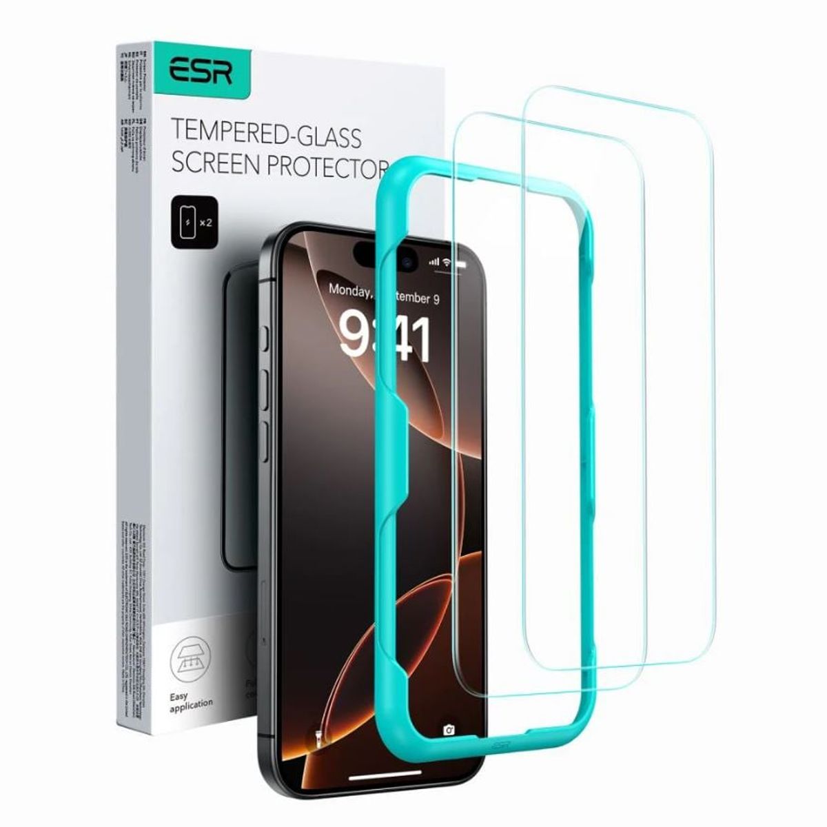 ESR - Lamina Protectora ESR Para iPhone 16 Pro Pack 2