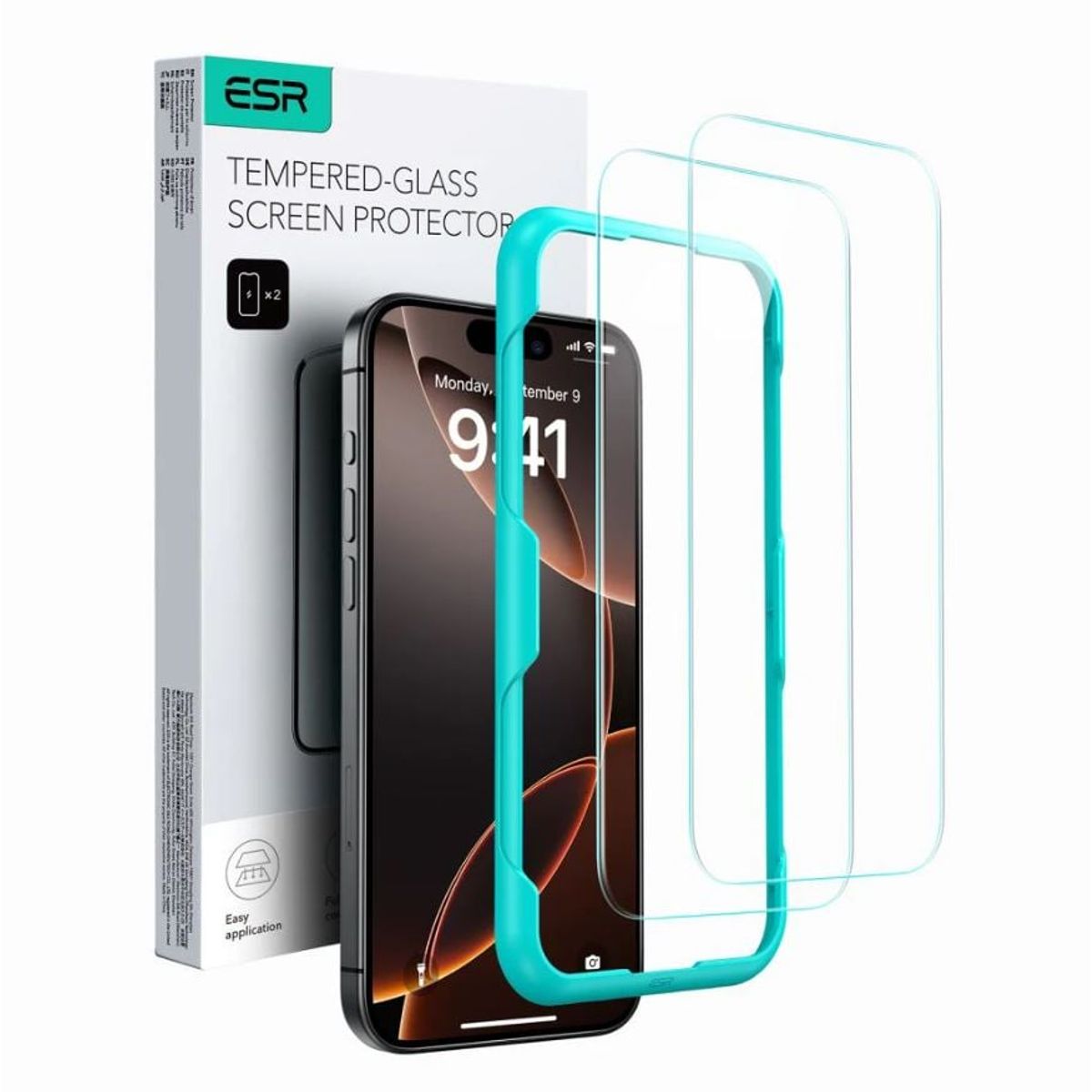 ESR - Lamina Protectora ESR Para iPhone 16 Pro Pack 2