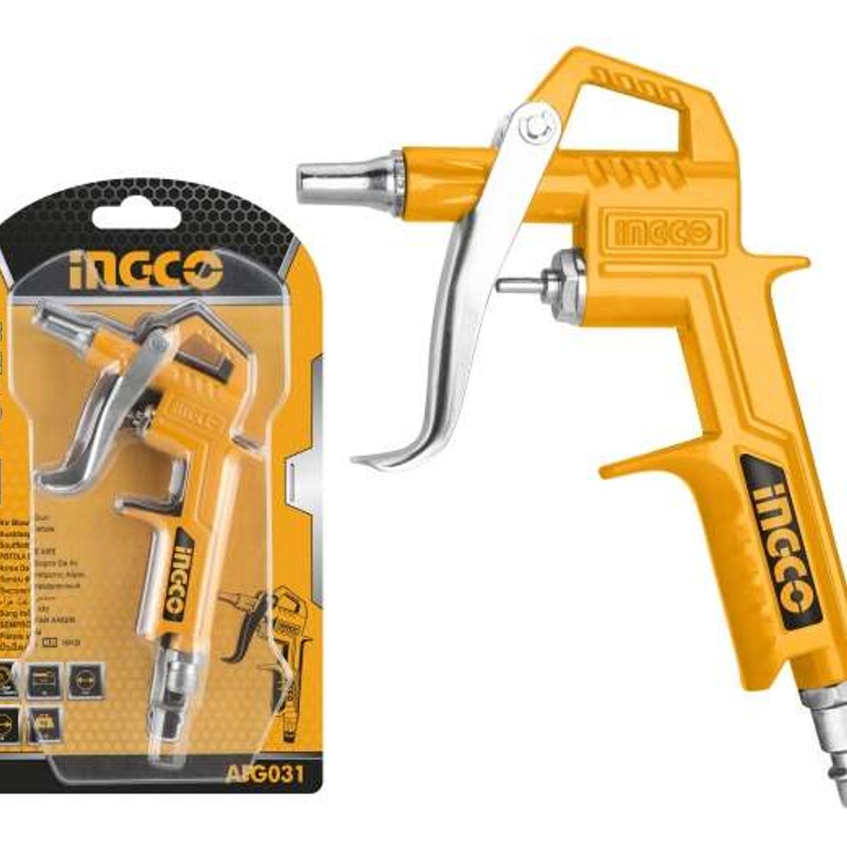 INGCO - Pistola De Aire Sopladora Neumatica Compresor Ingco Abg0311