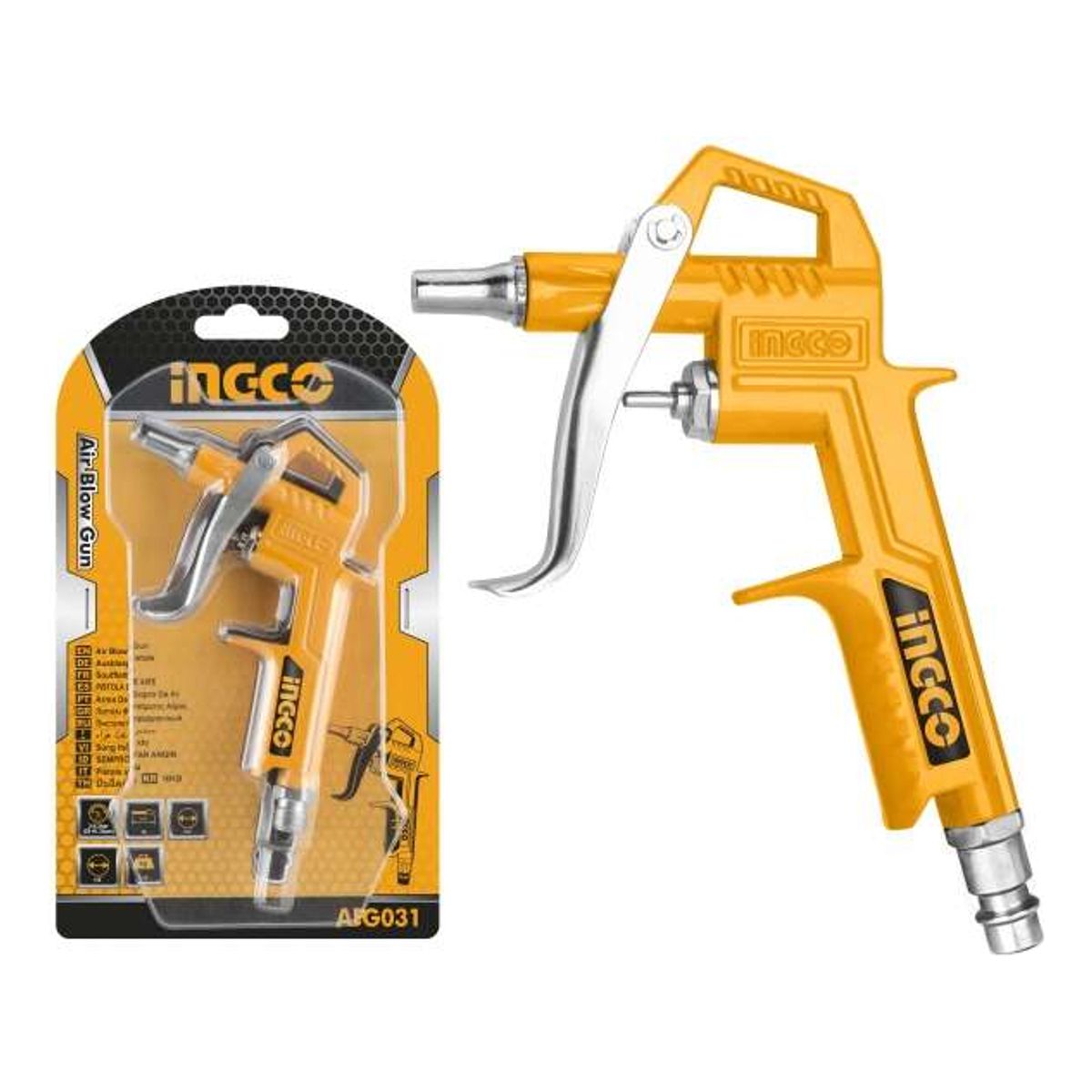 INGCO - Pistola De Aire Sopladora Neumatica Compresor Ingco Abg0311