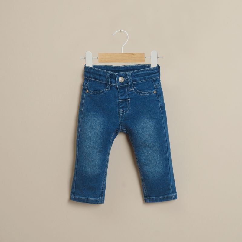 OPALINE - Jeans Bebé niña Azul 40125 Opaline