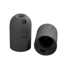 GENERICO - PORTALAMPARA VOLANTE PLASTICO NEGRO
