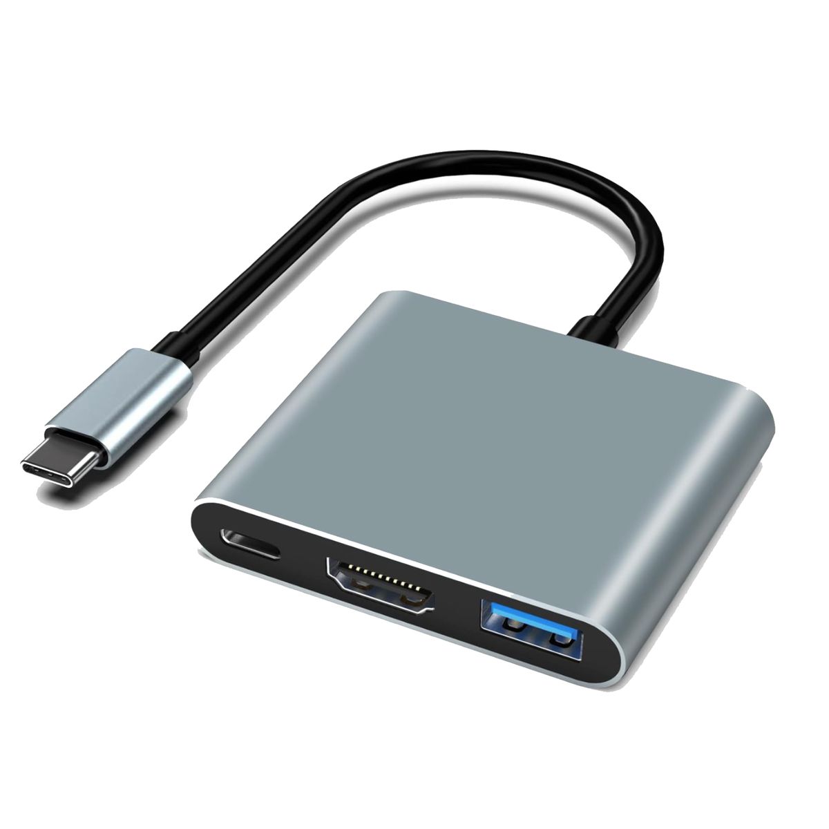 MICROLAB - Adaptador Usb-c Compatible Con Hdmi / Usb Type C Usb 3.0 4k