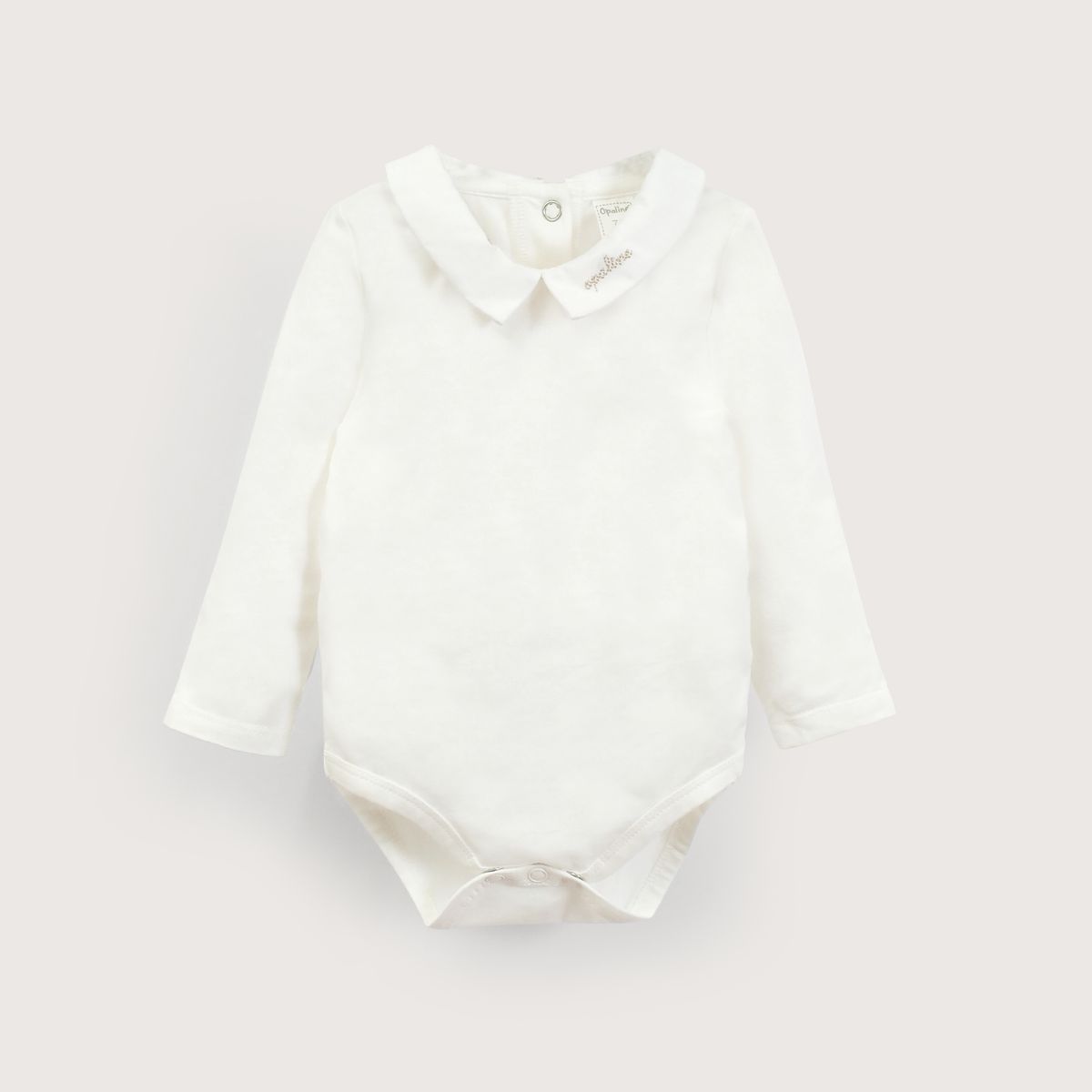 OPALINE - Bodys Bebé niño Blanco 40092 Opaline