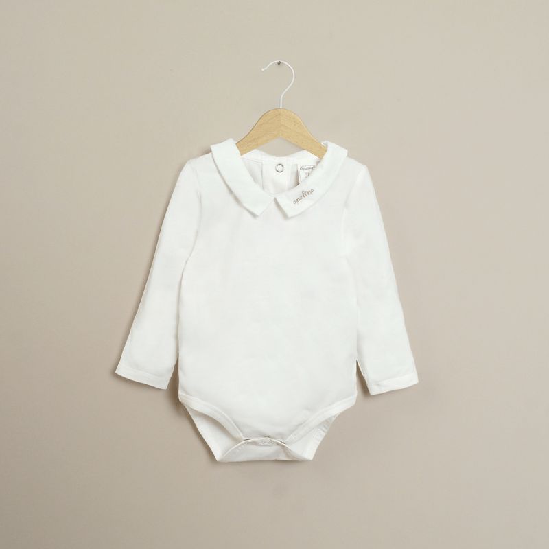 OPALINE - Bodys Bebé niño Blanco 40092 Opaline