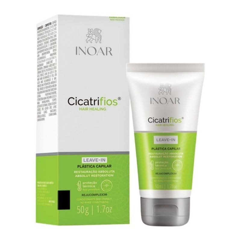 INOAR - Leave-in Cicatrifios Anti Frizz Restructurante 50gr Inoar.-