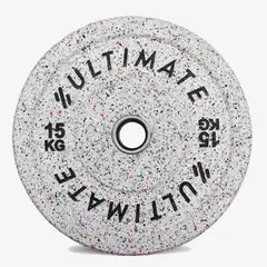 ULTIMATE FITNESS - DISCO OLÍMPICO BUMPER 3D 15 KG