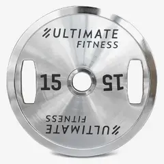 ULTIMATE FITNESS - DISCO OLÍMPICO STEEL PRO 15 KG