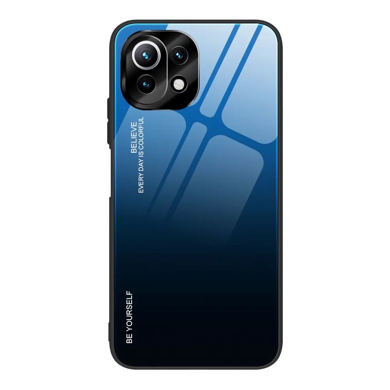 GENERICO - Carcasa con Protección Cámara Para Xiaomi Mi 11 lite - Azul
