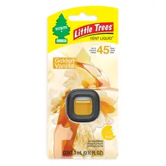 GENERICO - Ambientador Rejilla Little Trees Vent Liquid Vainilla Dorada
