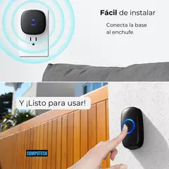 GENERICO - Timbre Inalambrico Portatil Para Exteriores Interiores