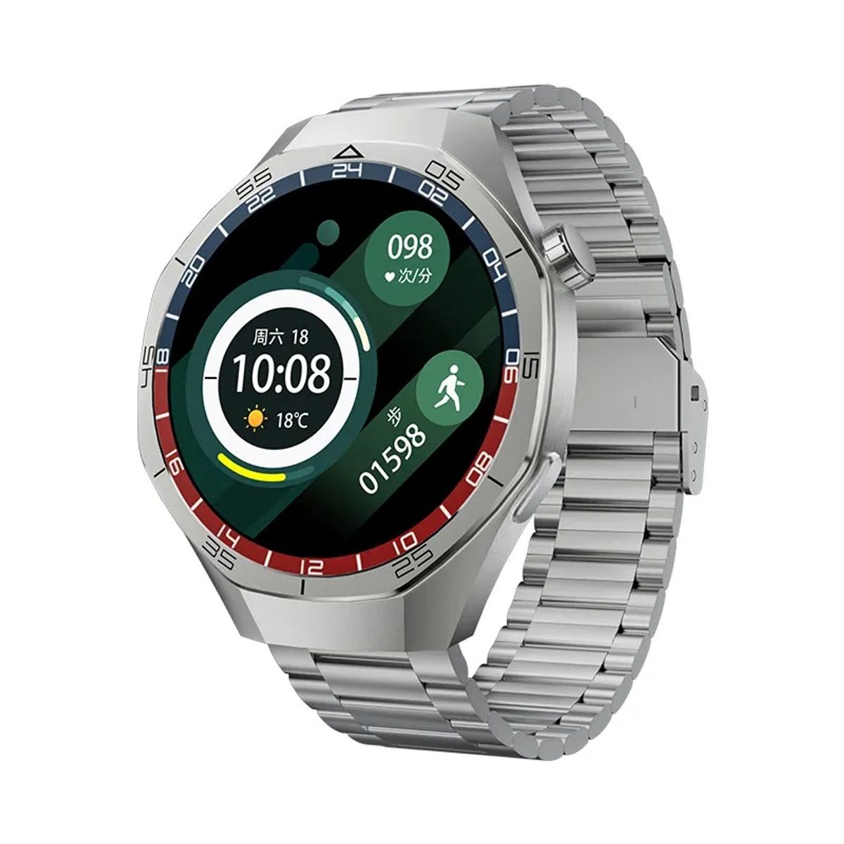GENERICO - Smartwatch Reloj Inteligente Deportivo Compatible 3 Correas IP67 Notificaciones Salud Deporte