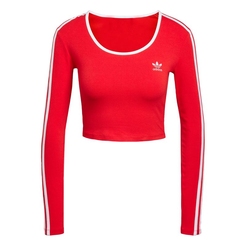 ADIDAS - Polera Corta Adicolor 3 Tiras Manga Larga