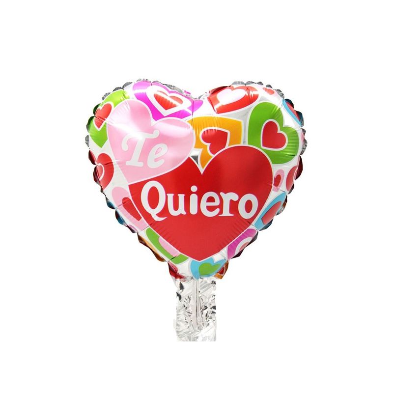 GENERICO - GLOBO METALICO 10 TE QUIERO X50 UNI