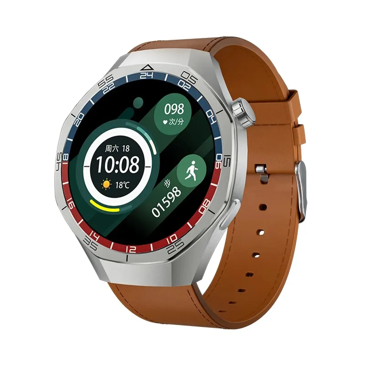 GENERICO - Smartwatch Reloj Inteligente Deportivo Compatible 3 Correas IP67 Notificaciones Salud Deporte