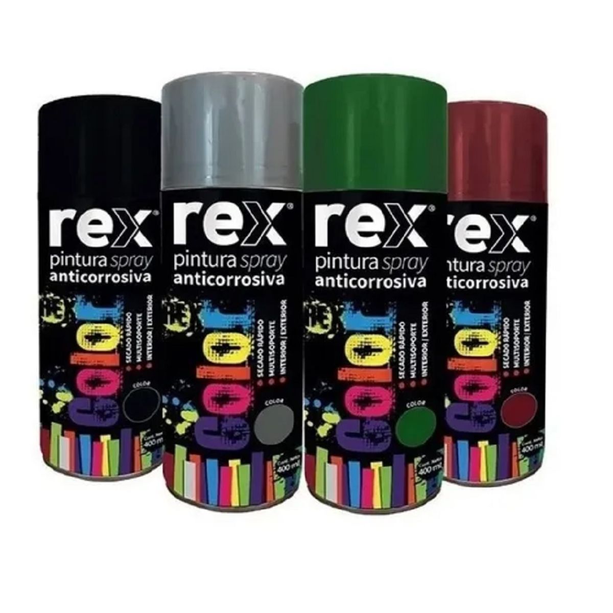 GENERICO - SPRAY ANTICORROSIVO GRIS REX 400ML