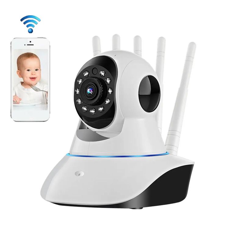 GENERICO - Cámara de Seguridad con Rotación 360°, Full HD 1080P  Audio Bidireccional WIFI.