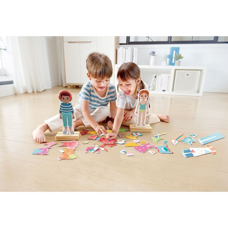 HAPE - Rompecabezas magnético de vestir Hape