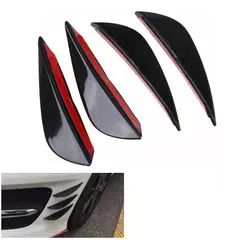 GENERICO - X4 Difusor Mini Aleta Parachoque Adhesivo Tuning Autos