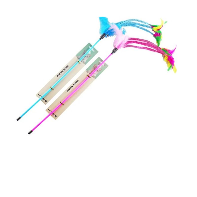 GENERICO - Juguete Para Gato Varita Con Tubo Color Aleatorio