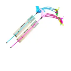 GENERICO - Juguete Para Gato Varita Con Tubo Color Aleatorio